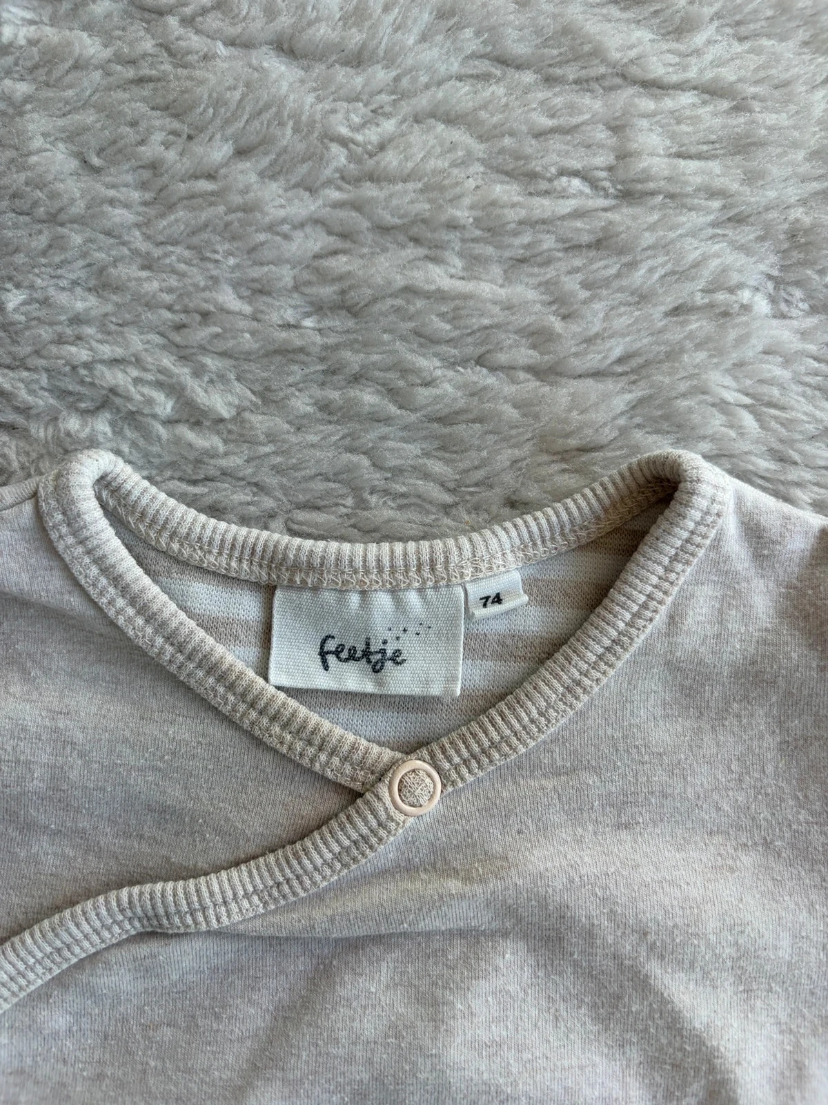 Beige lapel shirt Feetje 74 – photo 2